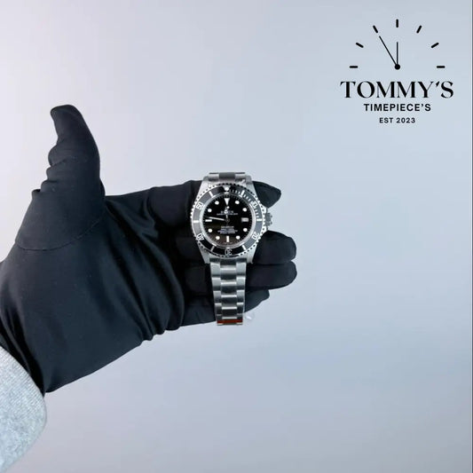 V9 Superclone Sea-Dweller (16600) 40mm Black Dial-Oyster Bracelet (Black Aluminium Bezel) Watches
