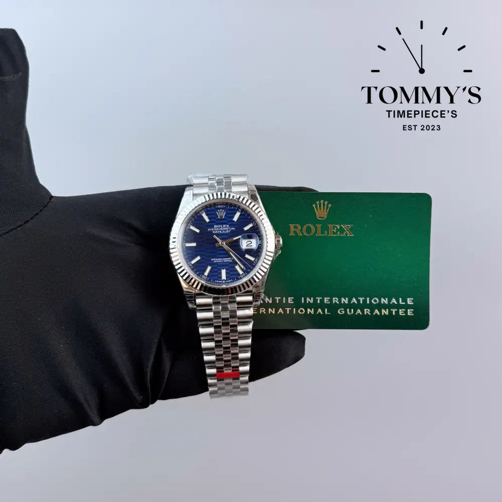 Superclone VSF Datejust 41mm Blue Motif Dial (Best Edition)