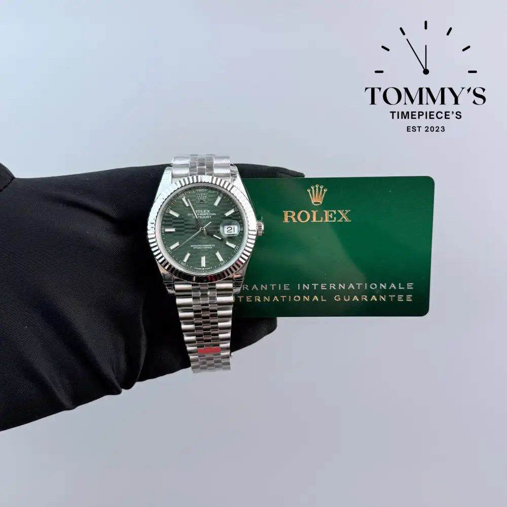 Superclone VSF Datejust 41mm Green Motif Dial (Best Edition)