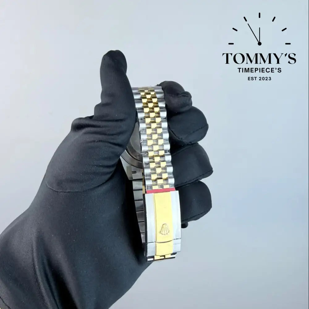 VSF Superclone Datejust (126333) Yellow Rolesor 41mm Gold Mosaic Dial-Jubilee Bracelet (Fluted Bezel Two-tone) Watches