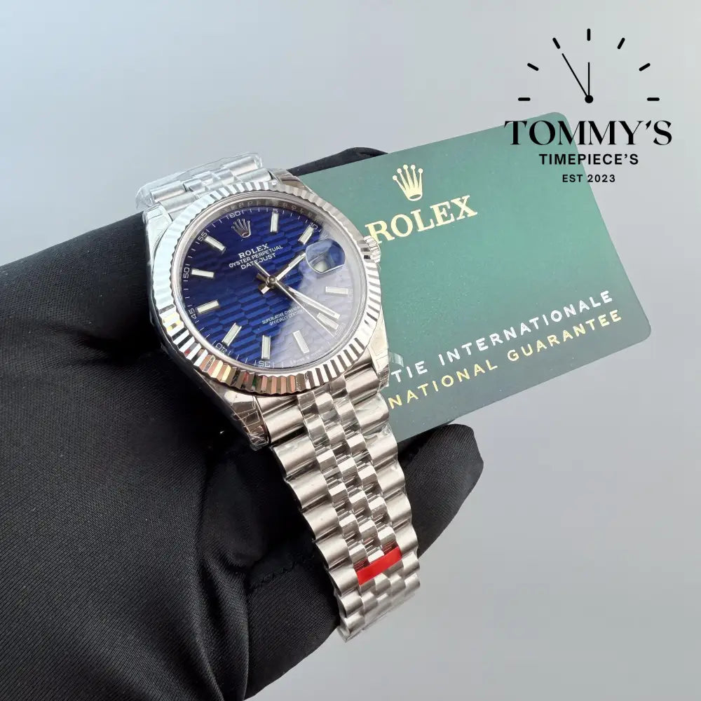 Superclone VSF Datejust 41mm Blue Motif Dial (Best Edition)