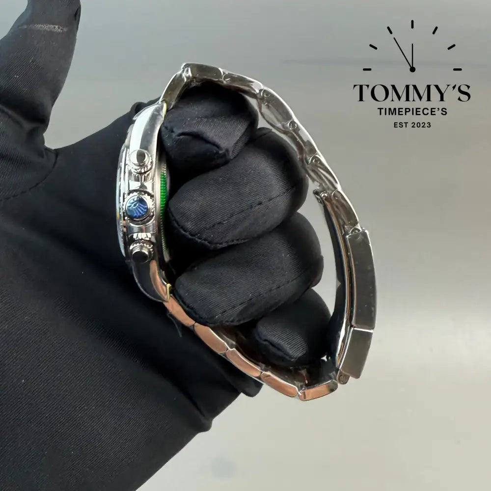 Superclone Black Ceramic Daytona 4130 Movement With Free Oysterflex Strap