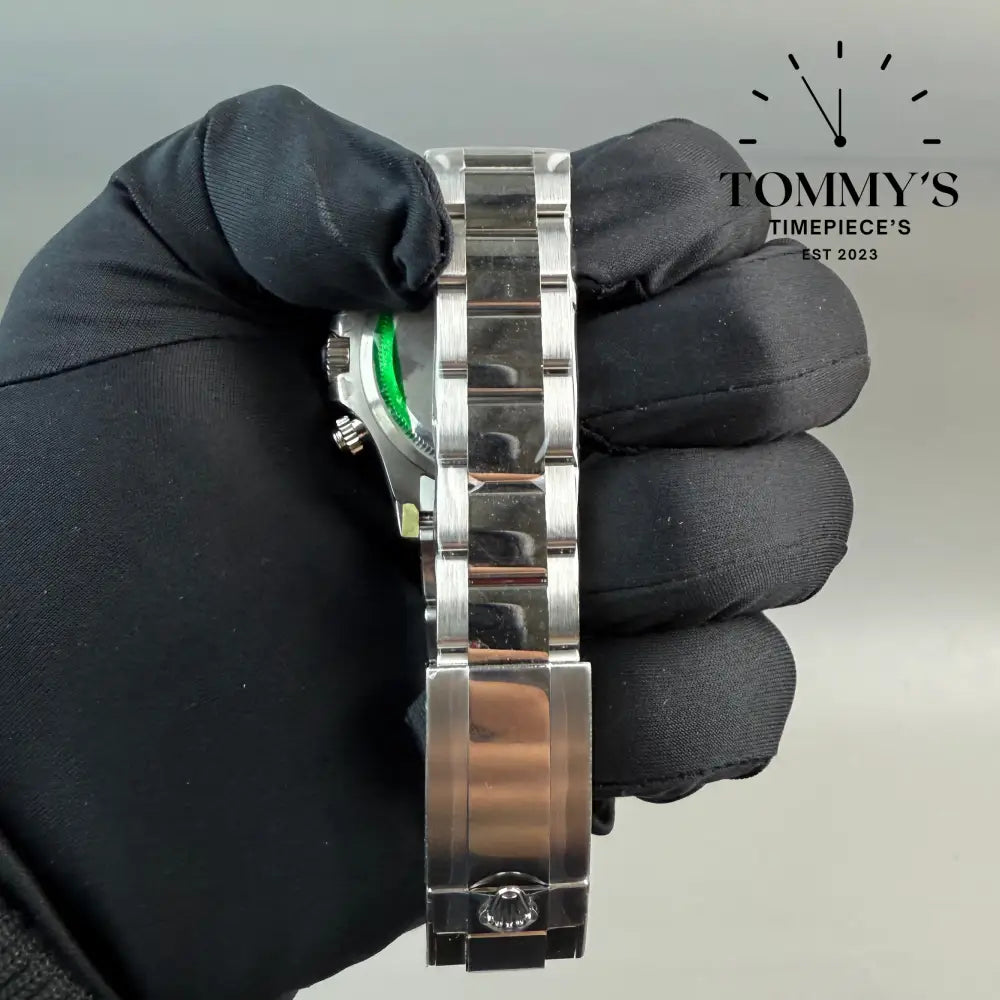 Superclone Black Ceramic Daytona 4130 Movement With Free Oysterflex Strap