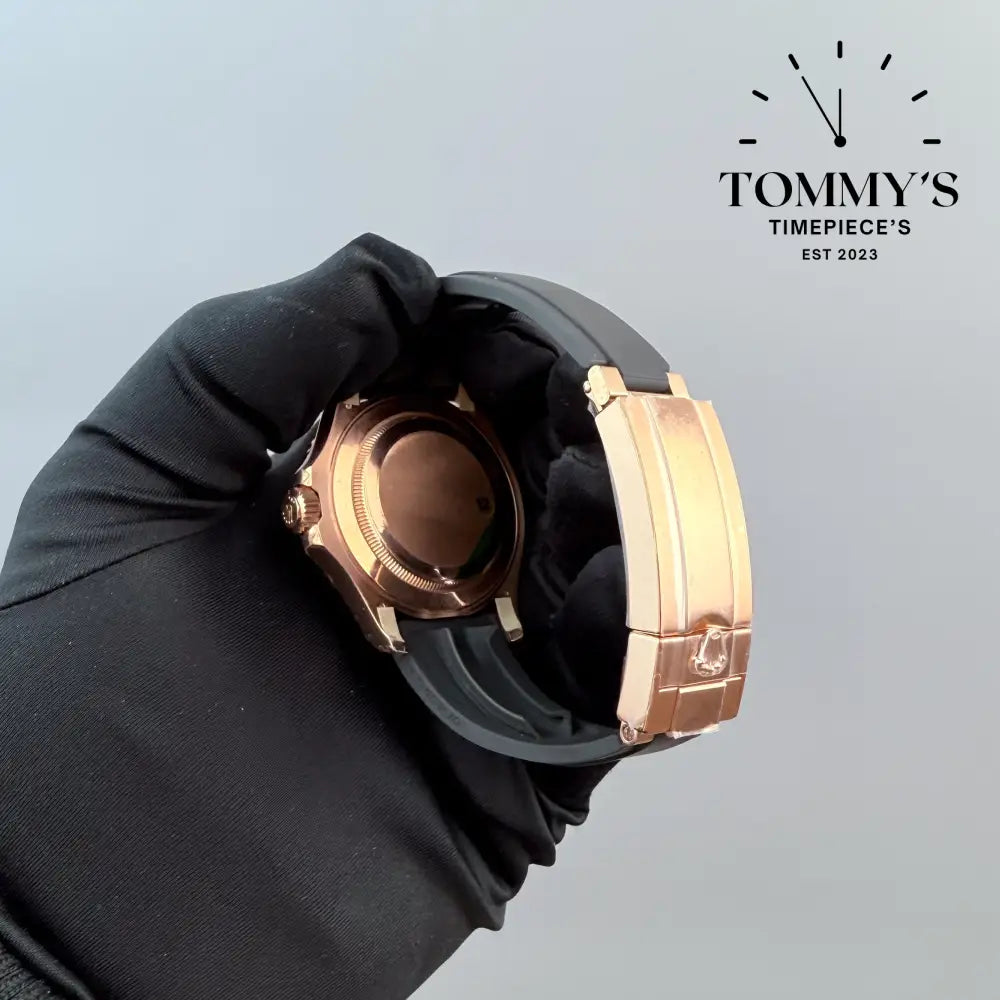 Superclone Yachtmaster Rose Gold With Oysterflex
