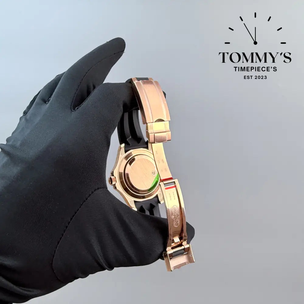 Superclone Yachtmaster Rose Gold With Oysterflex