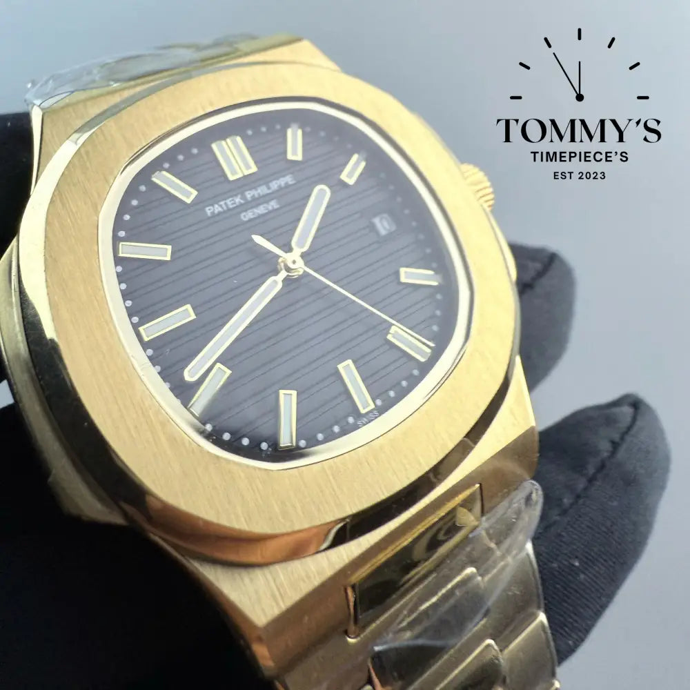 AAA + Yellow Gold Nautilus