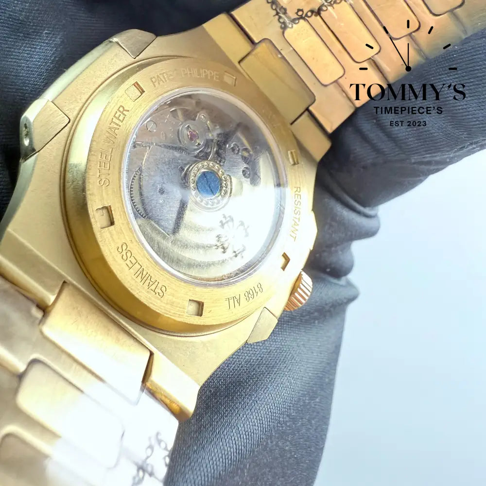 AAA + Yellow Gold Nautilus